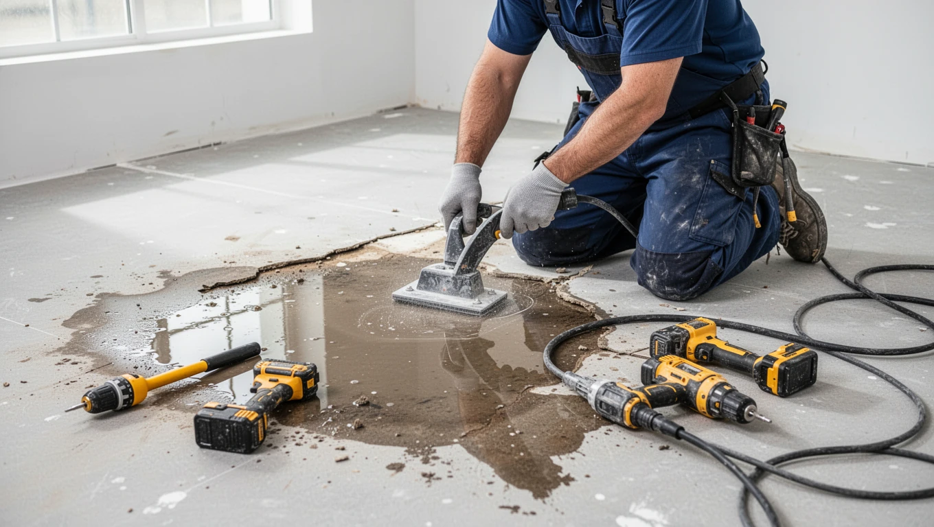 Floor Water Damage Repair