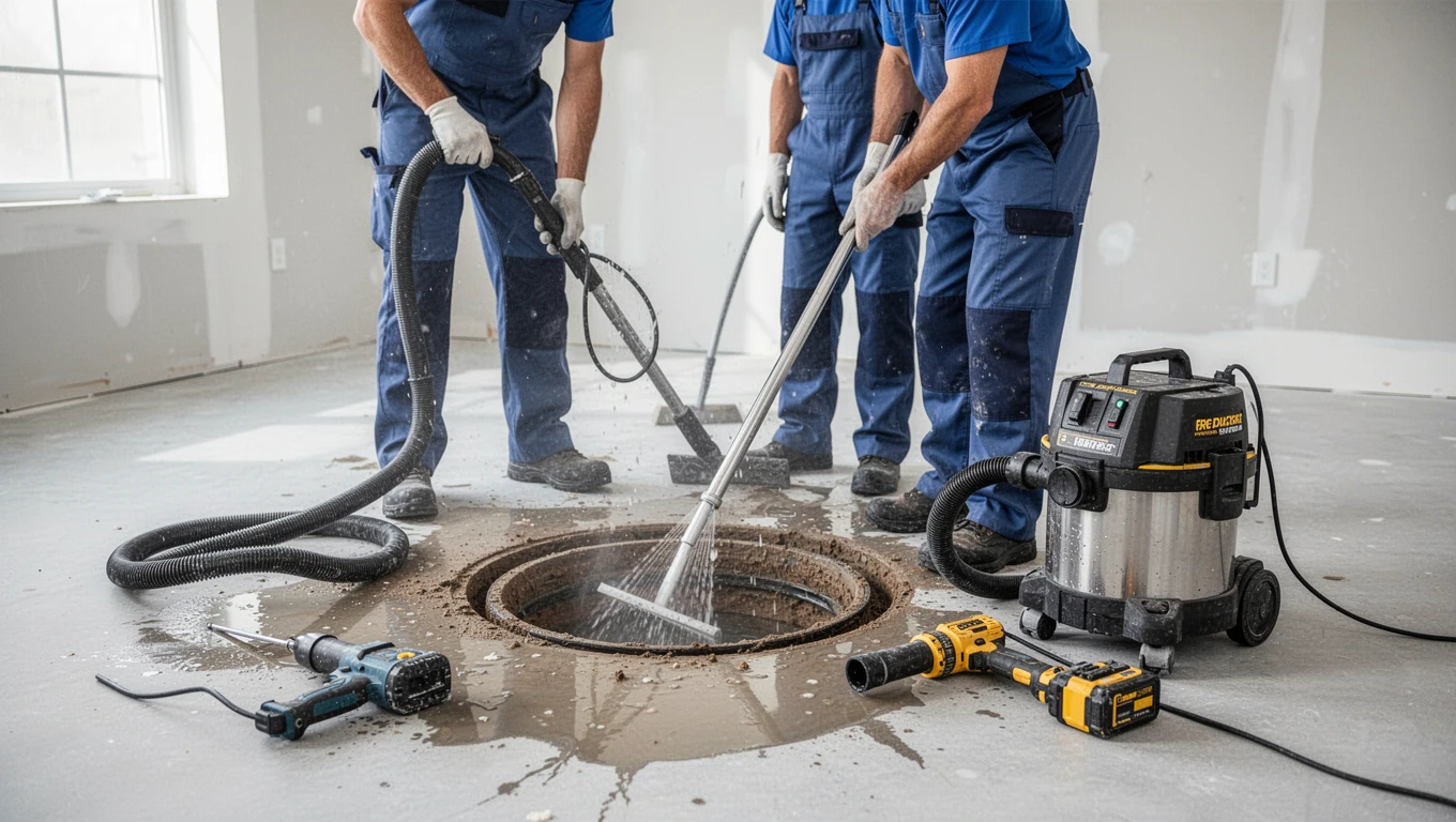 Sewage Backup Cleanup