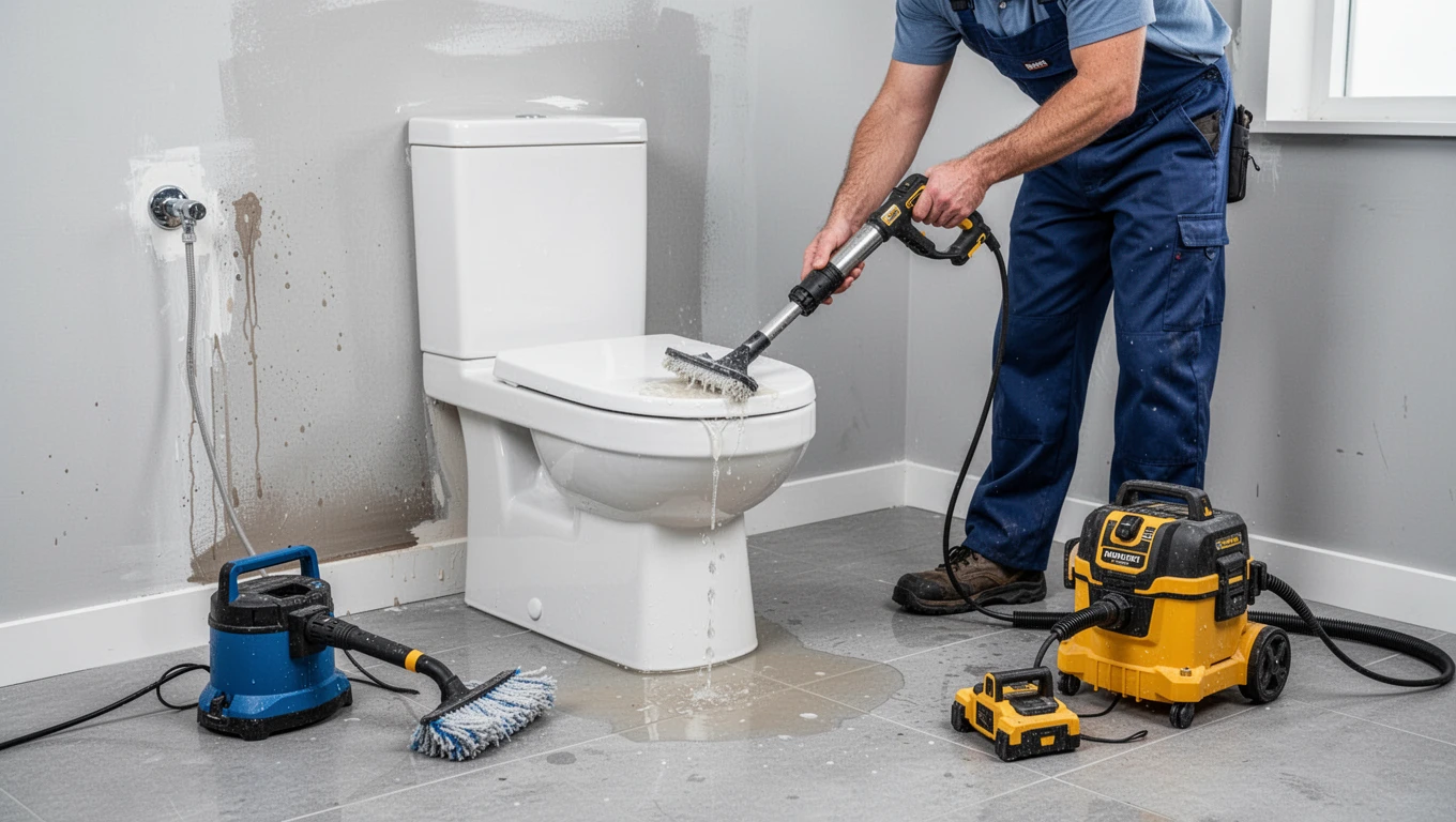 Toilet Overflow Cleanup
