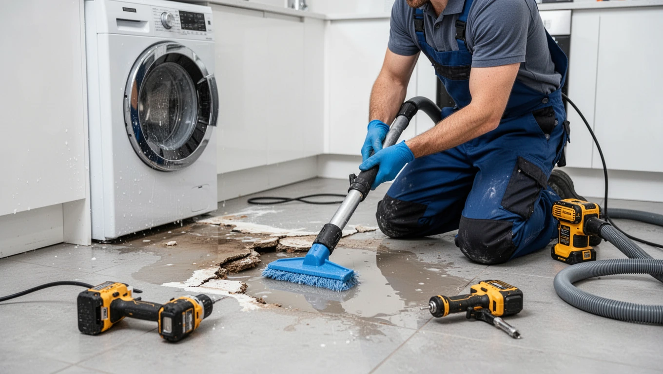 Appliance Leak Cleanup