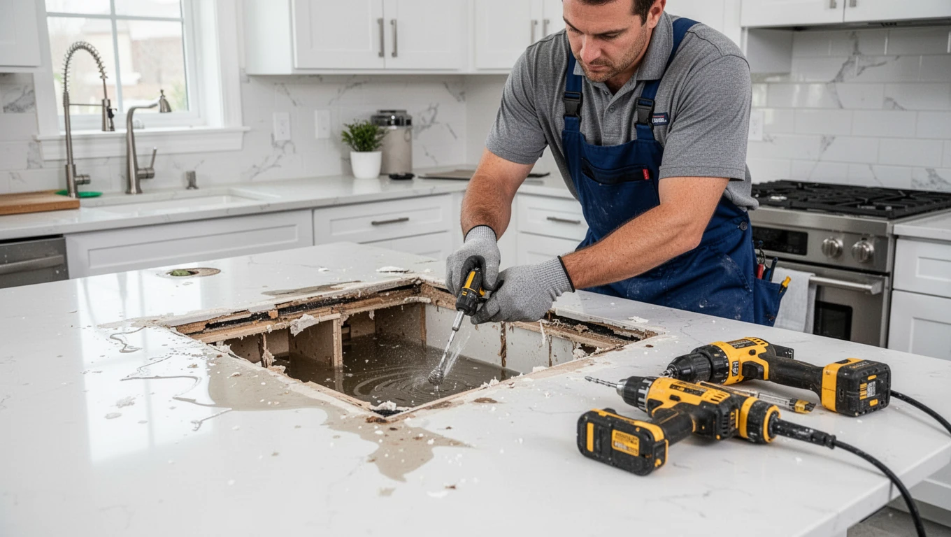 Kitchen Water Damage Repair