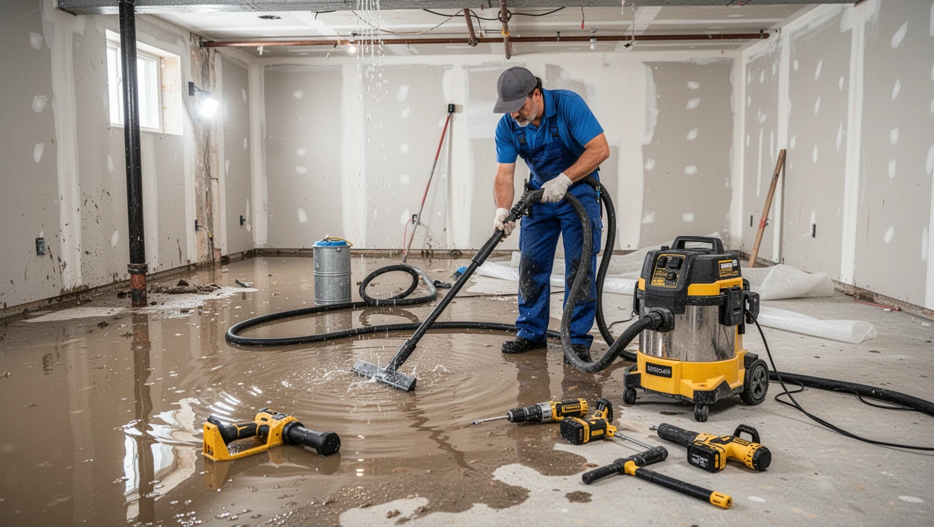 Flooded Basement Cleanup