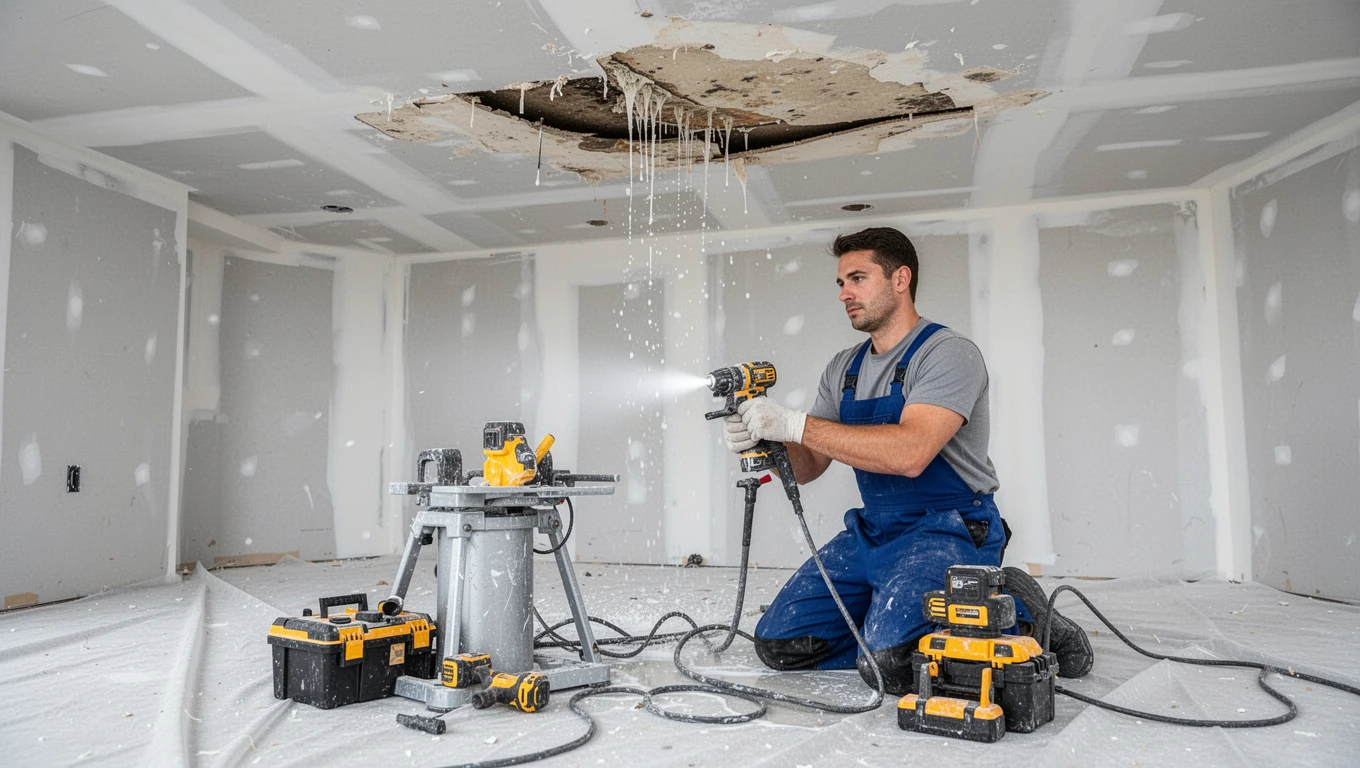 Ceiling Water Damage Repair